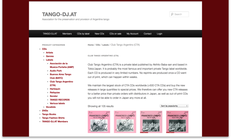 Bild: homepage CD-Shop www.tango-dj.at
